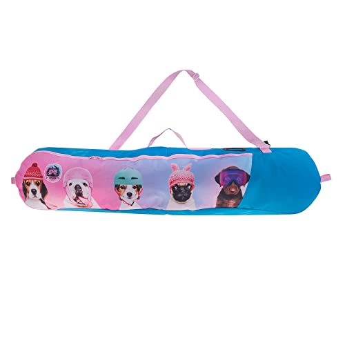 Kinder Schneesport Snowboard Tasche 6in1-118/133/148 - Dogs/SNOWCRAFT/Cats (133 cm, Dogs) von Snowsport