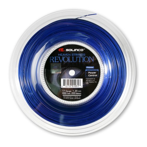 Solinco Saitenrolle Revolution, Blau, 200 m, 0555020120700006 von Solinco