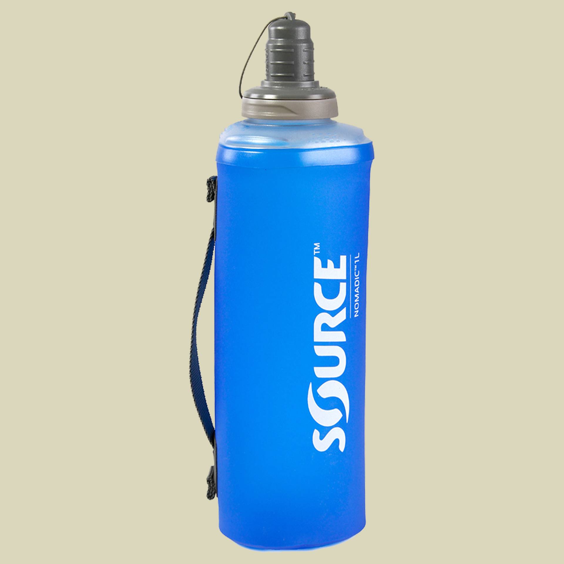 Nomadic foldable Bottle Volumen 2,0 Farbe blue von Source Ltd.