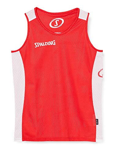 Spalding Essential Reversible Basketball Shirt rot-weiß rot/weiß, XXL von Spalding