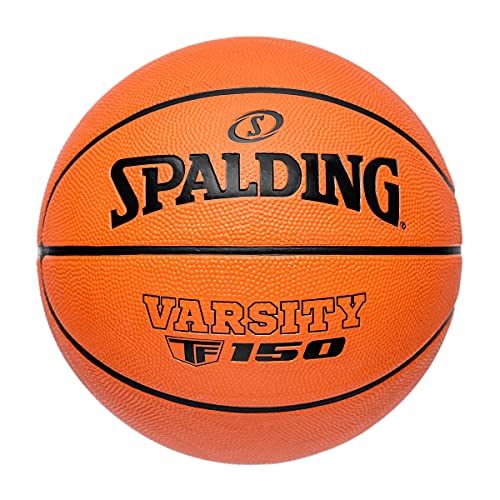 Spalding - Varsity TF-150 - Klassische Farbe - Basketballball - Größe 7 - Basketball - Zertifizierter Ball - Material: Gummi - Outdoor - rutschfest - Hervorragender Grip - Sehr widerstandsfähig von Spalding