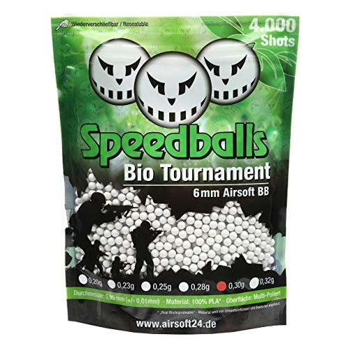Speedballs Bio Tournament Softairkugeln BBS 0.30g 4.000er Beutel Weiss von Speedballs