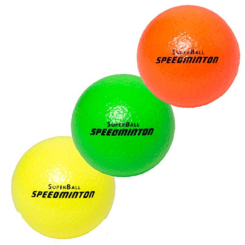 Speedminton® Superball 3er Pack, Ø 7cm von Speedminton