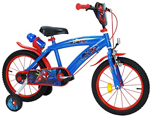 Spiderman 16 16" Zoll Kinderfahrrad Kinder Disney Jungen Fahrrad Rad BMX Bike ES von Spiderman