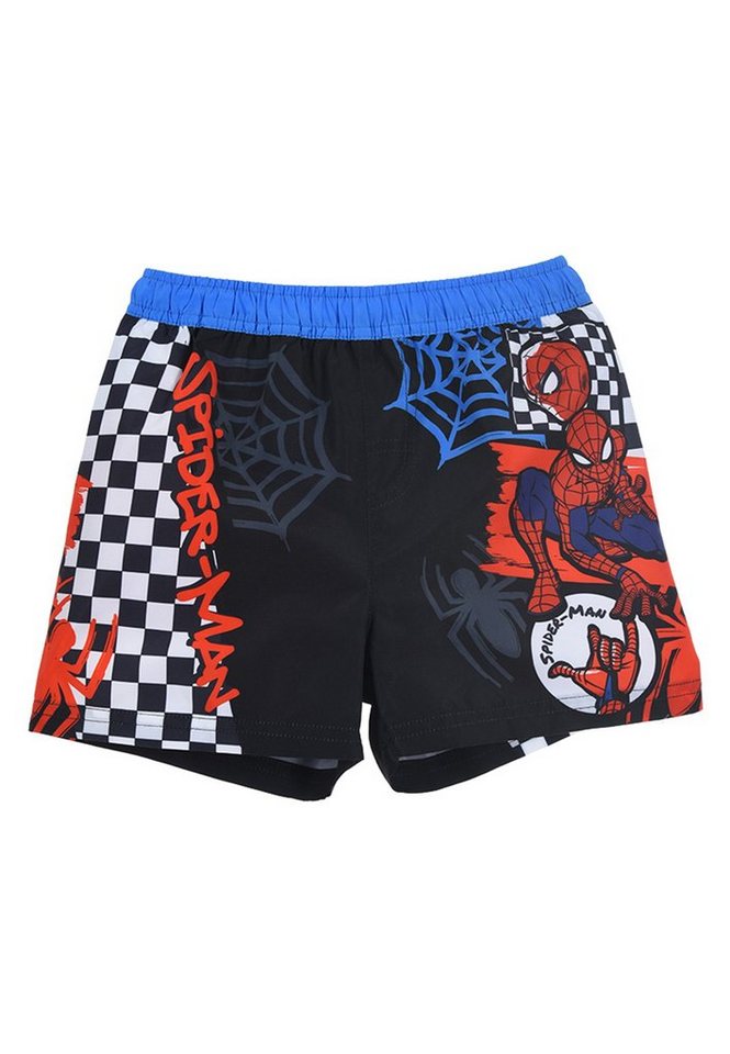 Spiderman Badeshorts Marvel Jungen Kinder Badehose Bermuda-Shorts Badepants von Spiderman