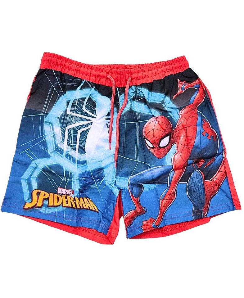 Spiderman Badeshorts Marvel Schwimmhose - Jungen Badeshorts Gr. 110 - 140 cm von Spiderman