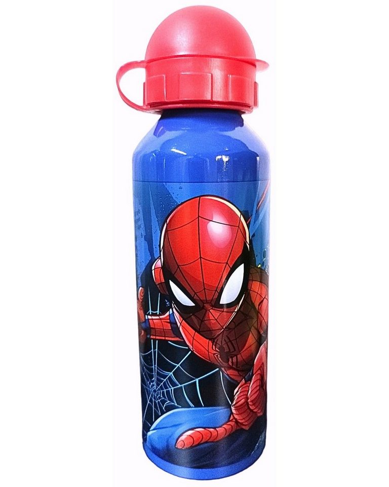 Spiderman Trinkflasche Marvel, Kinder Sport-Aluminiumflasche 520 ml BPA frei von Spiderman