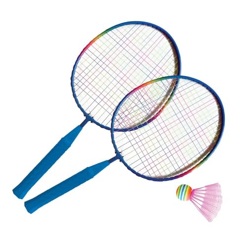 Sport One Mini Rainbow Badminton Schläger Jugend Unisex, Blau-Weiß, Einheitsgröße von Sport One