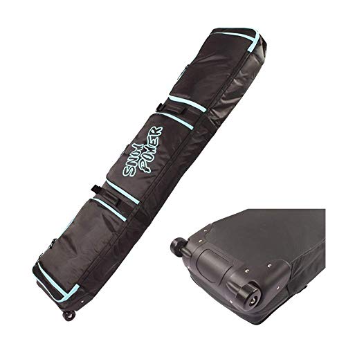 Sport Tent-Ski Snowboardtasche Skitasche Set Skifahren Ausrüstung Tasche Gepolstert Snowboard & Ski Bag mit Rollen 180cm von Sport Tent