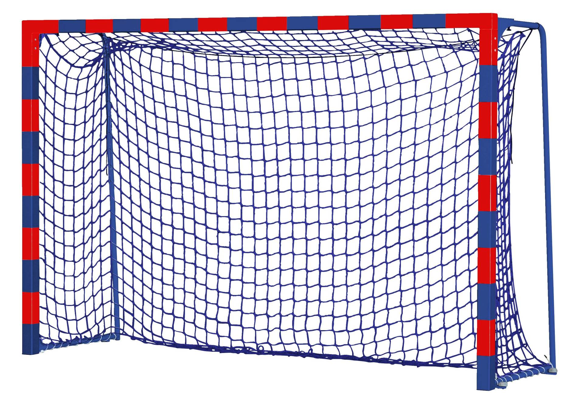 Sport-Thieme Handballtor "Colour" mit anklappbaren Netzbügeln, Gelb-Blau, IHF, Tortiefe 1 m von Sport-Thieme