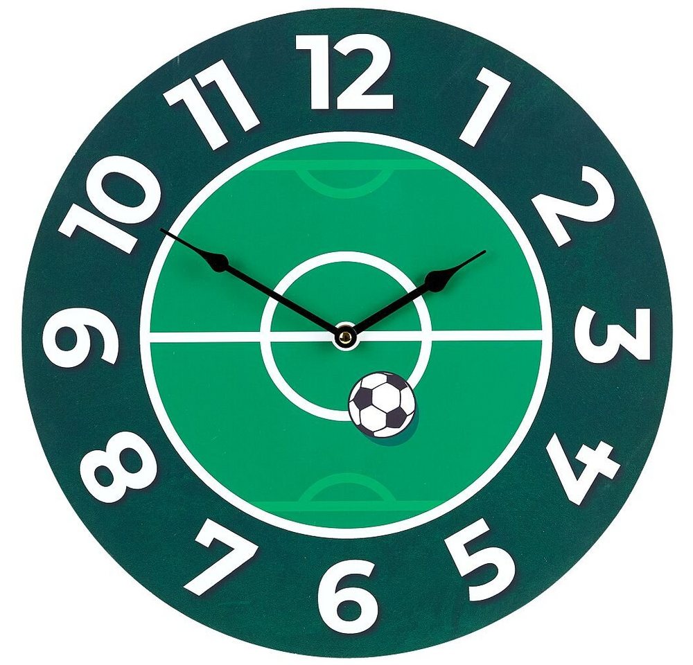 Sportime Billardtisch Design-Wanduhr, Wanduhr mit hochwertigem, geräuscharmem Uhrenwerk von Sportime