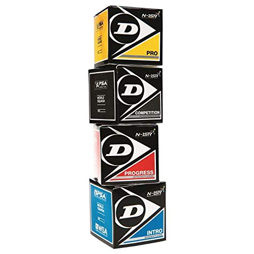 Sportsends Dunlop Squash Balls - Alle Arten mit Variety Pack (4er Pack) (Mixed) von Redify