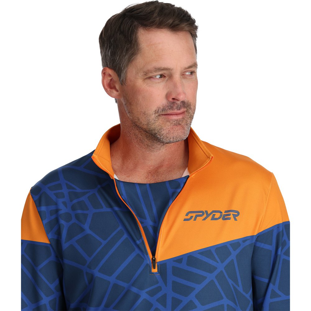 Spyder Vital Half Zip Sweater Orange L Mann von Spyder