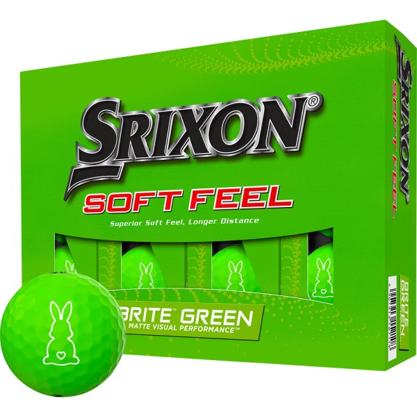 Srixon Golfball SoftFeel Brite &quotOster-Edition&quot - 12Pack grün von Srixon