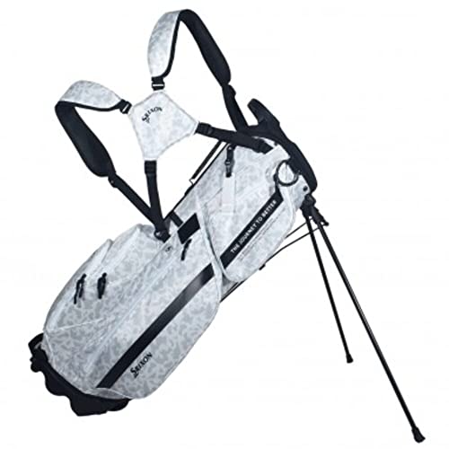 Srixon – Premium-Stand-Golftasche – 6 Schlägerteiler – 6 Reißverschlusstaschen, darunter eine mit Velours gefütterte, wertvolle und Wasserabweisende Tasche und eine isolierte Tasche – Stifthalter von Srixon