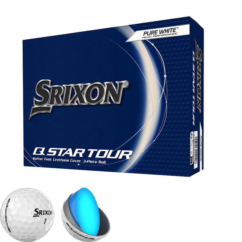 'Srixon Q-Star Tour Golfball 12er weiss' von Srixon