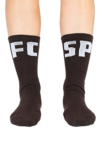 St. Pauli FC Socks Socken (FCSP braun Weiss, 36-41) von St. Pauli