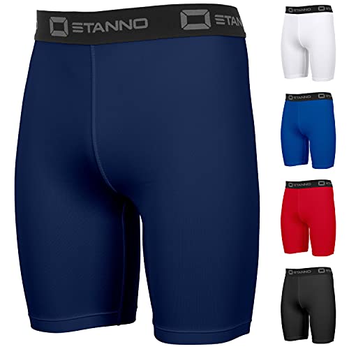 Stanno Centro Tight | Hose zum Unterziehen für Damen und Herren (größe XL, blau, Tight fit) von Stanno