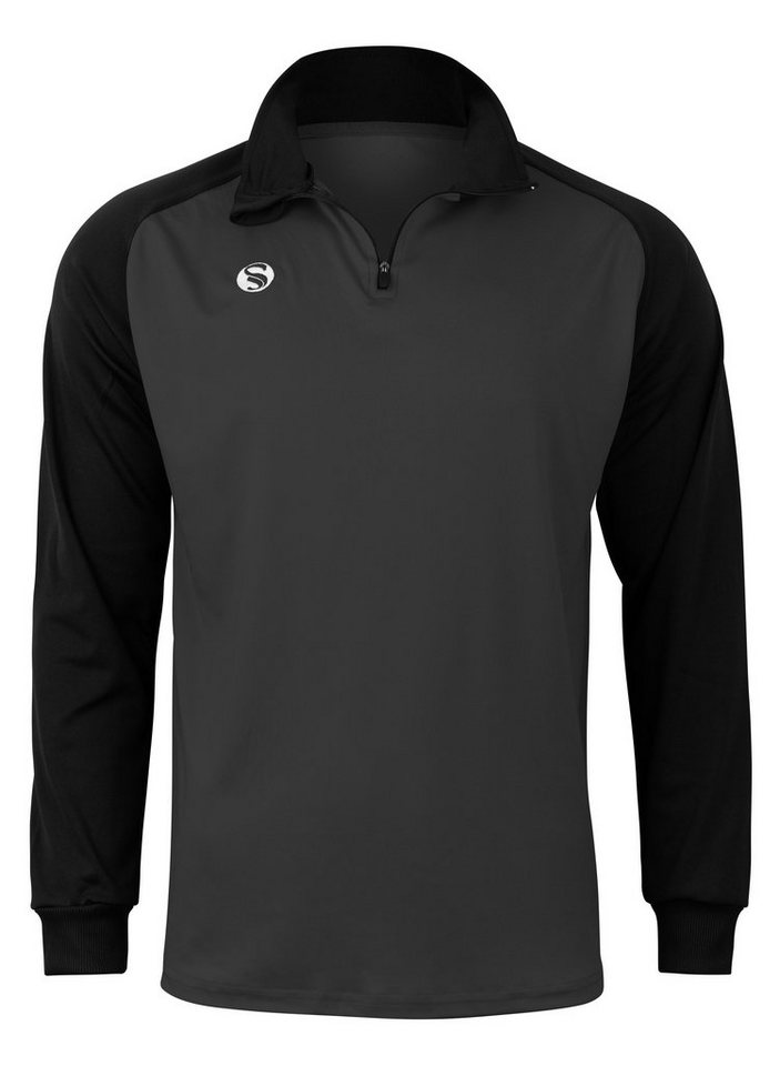 Stark Soul® Trainingsjacke Sport Sweater WARM UP" - long sleeve - Trainingsshirt mit 1/4 Zipper" von Stark Soul®