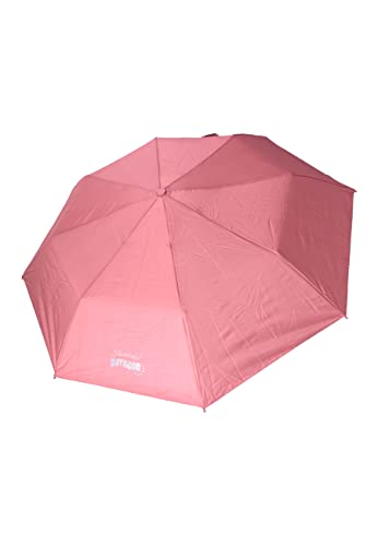 Sterntaler Kinder Unisex Regenschirm Kinder Taschenschirm uni - Kinderschirm, Schultaschenschirm, mit reflektierendem Logo - rosa von Sterntaler