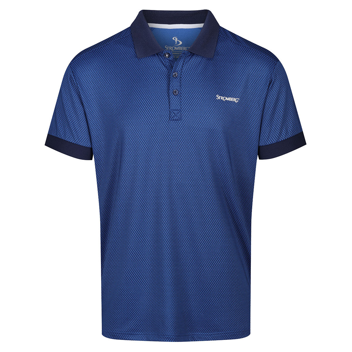 Stromberg Men's Flush Honey Golf Polo Shirt, Mens, Navy blue, Medium | American Golf von Stromberg