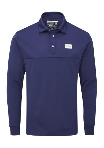Stuburt Golf - Sport Tech Long Sleeve Polo Golf Shirt - Midnight - XL von Stuburt