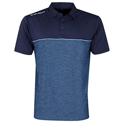 Stuburt Herren Evolve Middleton Golf-Polo-Hemd - Imperial Blau/Midnight - S von Stuburt