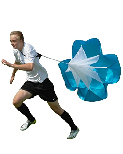 SPORTIKEL24 Sprintfallschirm für Sprint- & Schnellkrafttraining – Training mit Zugwiderstand – für Fußball, Leichtathletik & andere Sportarten von SPORTIKEL24