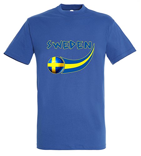 Supportershop Herren Suède T-Shirt, blau, L von Supportershop