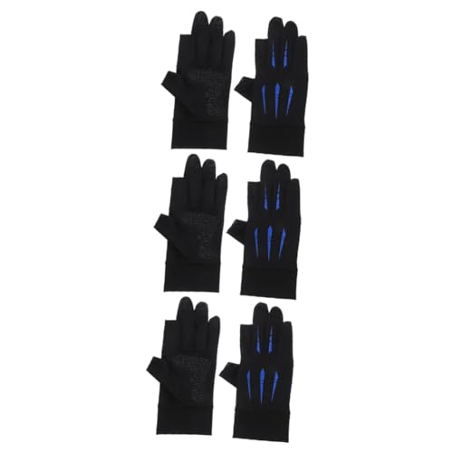Supvox 3 Paare Sonnenschutzhandschuhe Handschuhe Für Männer Angelzubehör Elastische Angelhandschuhe Outdoor-versorgung Professionelle Angelhandschuhe Sportbedarf Draussen Angeln Fitness von Supvox