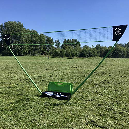 Sure Shot Quick Fit Junior Outdoor Badminton-Set, grün/schwarz von Sure Shot