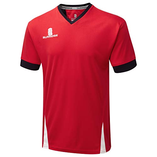Surridge Sports Herren Blade Training Hemd, Red/Navy/White, XL von Surridge Sports