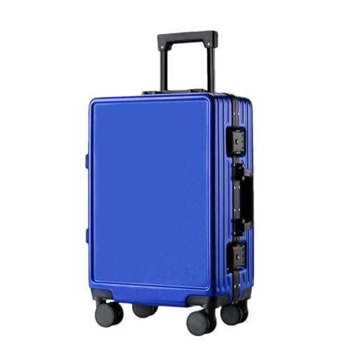 Suwequest Leichter PC-Gepäck, leise, Universal-Rollkoffer, Passwort, Boarding, Business-Reisekoffer, blau, 51 cm von Suwequest