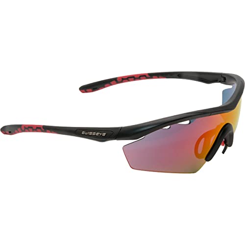 Swiss Eye Solena Sportbrille, black matt/red von SWISSEYE