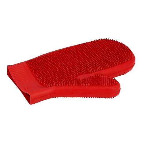 Norton Striegelhandschuh, Gummi, Farbe: Rot von Symantec