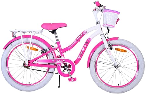 T&Y Trade 20 Zoll Kinder Mädchen Fahrrad Kinderfahrrad Rad Mädchenfahrrad Kinderrad Bike Lovely Rosa 22121 von T&Y Trade