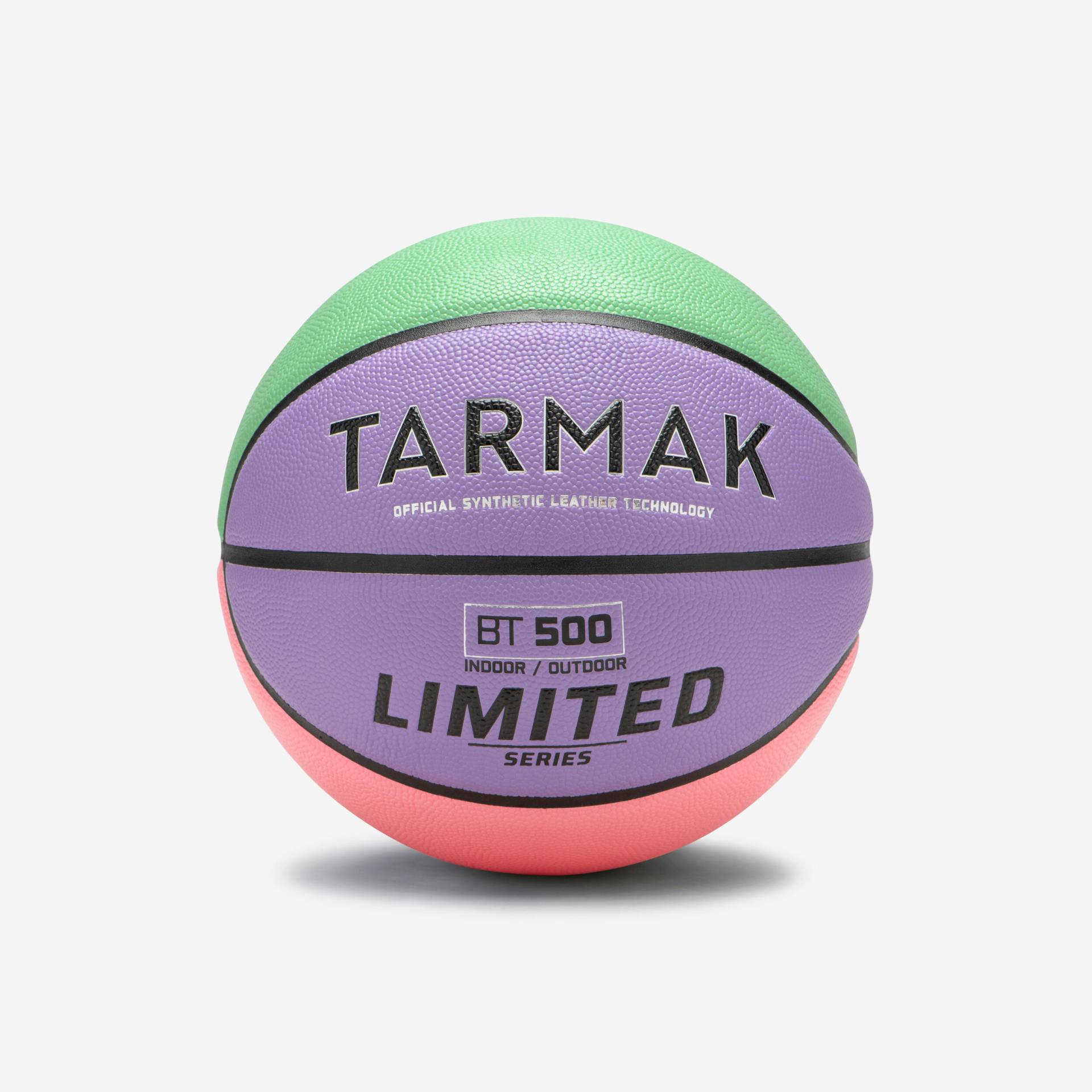 Basketball Grösse 7 FIBA-Zulassung - BT500 violett/grün von TARMAK