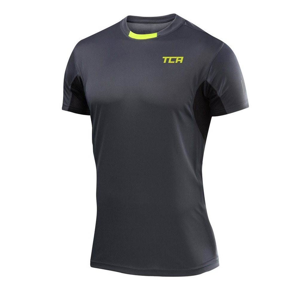 TCA T-Shirt TCA Herren Atomic T-Shirt - Dunkelgrau, Sportshirt (1-tlg) von TCA