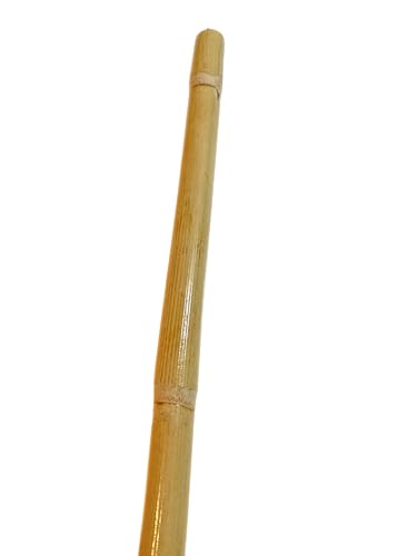 TEKKA BUDO Escrima Stock Vollkontakt - Rattan 65 cm - Ungeschältes Holz mit Außenschale von TEKKA BUDO