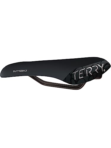 TERRY Women's Butterfly Saddle - Cromoly Rails, Black von TERRY