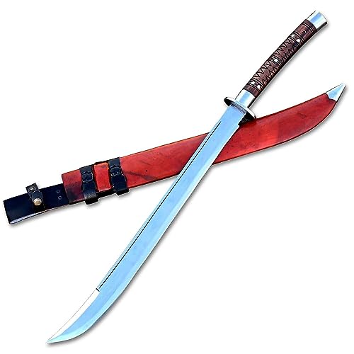 60 cm Lange Klinge Dao Schwert-Handgeschmiedetes Schwert-Machete-Blattfederschwert-Echtes funktionierendes Schwert-Historisches Schwert-Sammlerschwert von THE NEPAL