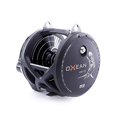 TICA OX50TS Tica Oxean Serie: Graphit Body Lever Drag Schlepprolle 3,2/1,4 Übersetzung, Multi von TICA