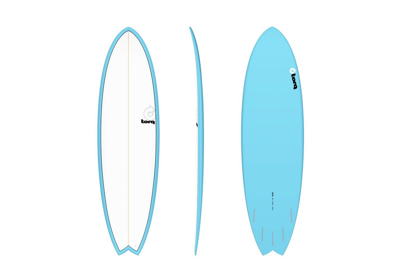 TORQ Wellenreiter Surfboard TORQ Epoxy TET 6.6 MOD Fish Blue Pinl, Fish, (Board) von TORQ