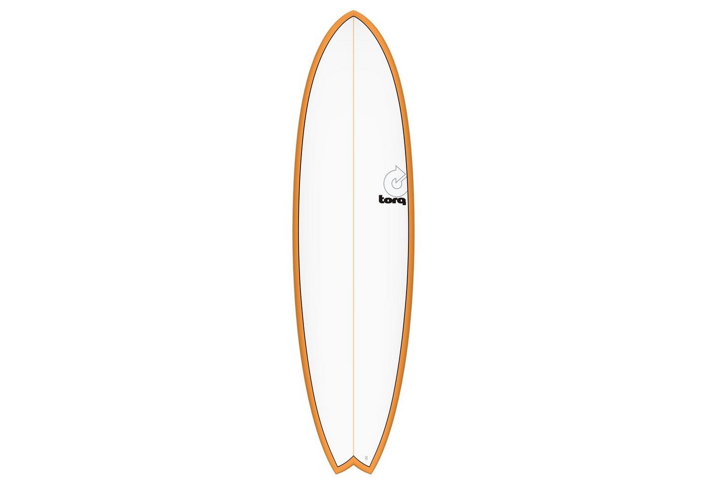 TORQ Wellenreiter Surfboard TORQ Epoxy TET 7.2 MOD Fish OrangeRail, Fish, (Board) von TORQ