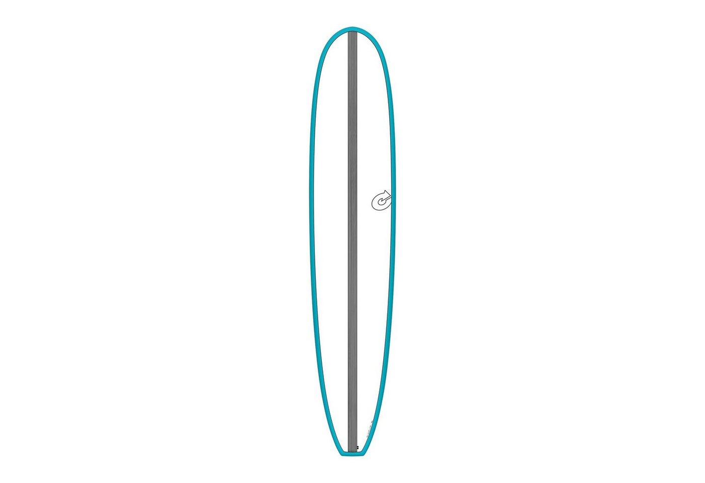 TORQ Wellenreiter Surfboard TORQ Epoxy TET CS 9.6 Long Carbon Teal, Long, (Board) von TORQ