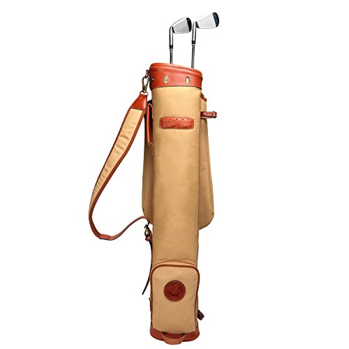 Tourbon Wasserdichte Canvas Golf Club Reisetasche mit weich gepolstertem Schultergurt von TOURBON