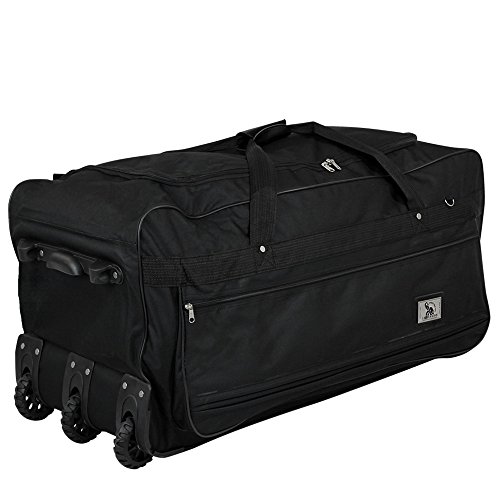 TW24 XXXL Trolleytasche 182L mit 3 Rollen schwarz Koffer Reisetasche Trolley von TW24