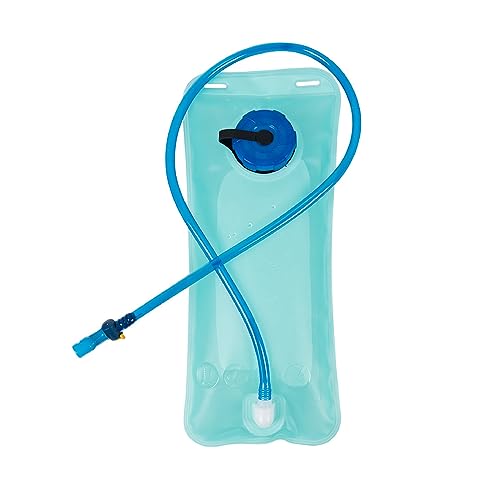 Tadipri 2L Trinkblase Trinksystem Antimikrobielle Hydration Mit Schlauch Als Trinksystem Einfache Handhabung Clear Blu von Tadipri