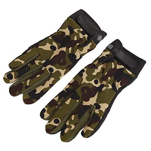Tainrunse 1 Paar rutschfeste Handschuhe, rutschfeste, nützliche Vollfingerhandschuhe Tarnung von Tainrunse