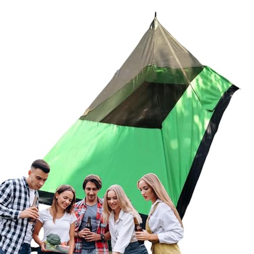 Sofortiges Pop-Up-Zelt – Effizientes, Kompaktes Kuppelzelt | Realistisches Wasserdichtes Campingzelt | Dreieckiges Outdoor-Zelt Für Camping, Festivals, Hinterhof Und Übernachtungen von Takluu
